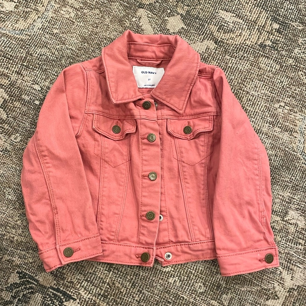 Old Navy Jean Jacket Pink - 3t